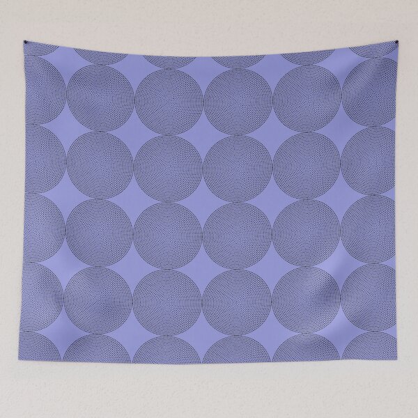 Item preview, Dotted Geometric Black Circles Pattern Retro Vintage Elegant Graphic designed and sold by MemphisCenter.