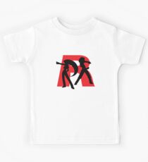 Team Rocket Line art Kids Tee