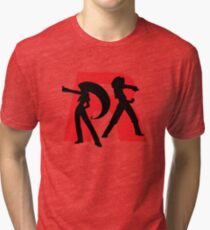 Team Rocket Line art Tri-blend T-Shirt
