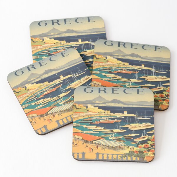 Item preview, Grece vintage travel for poster designed and sold by HouseofBalloon.