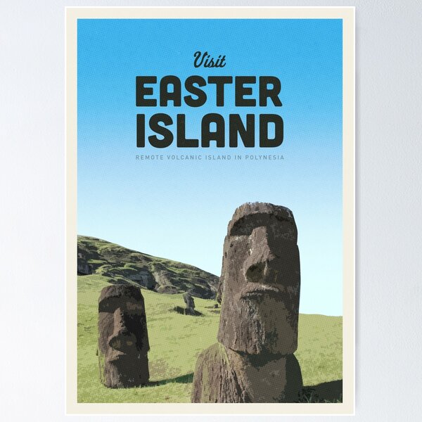Item preview, Visit Easter Island designed and sold by CallumGardiner.