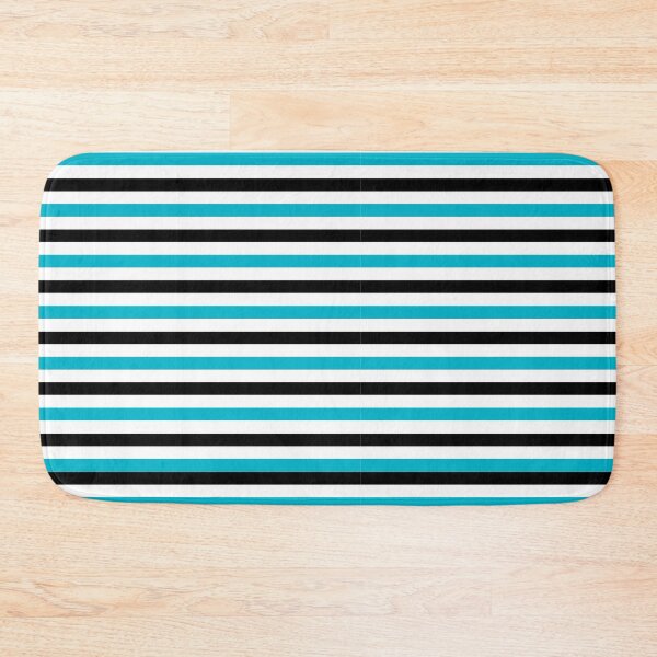 Item preview, Trendy Black And Blue Stripe Pattern designed and sold by semas.