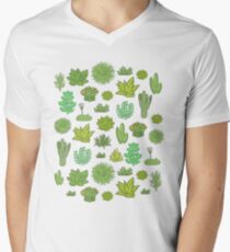 Succulents Men's V-Neck T-Shirt