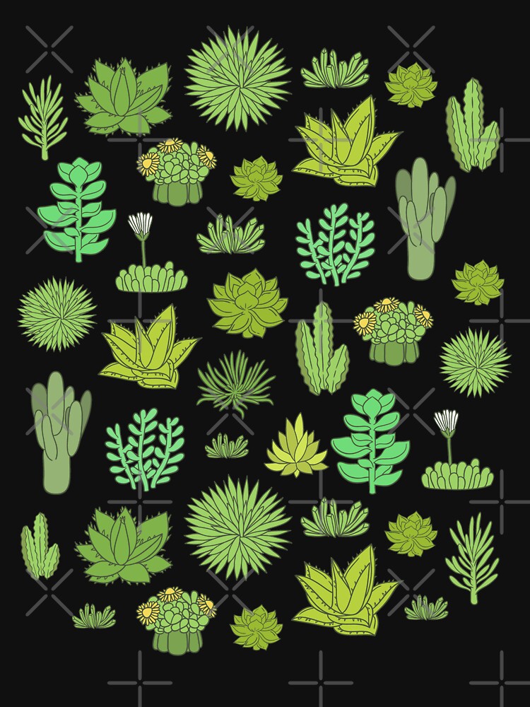 Thumbnail 7 of 7, Essential T-Shirt, Succulents and cactus. For cacti plant lover designed and sold by kostolom3000.