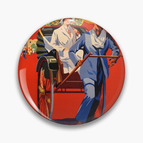 Item preview, Travel AO Line vintage travel poster designed and sold by stickart-marek.