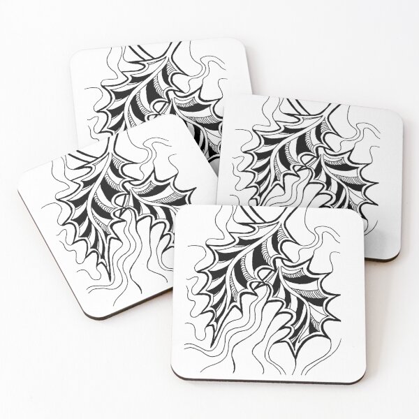 Item preview, Miniature Aussie Tangle 20 in Black with Transparent Background designed and sold by Heatherian.