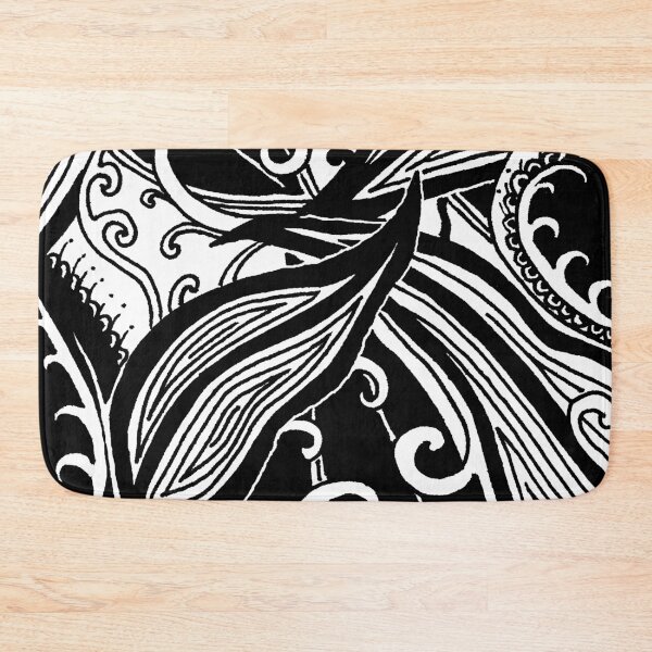 Item preview, Forest Floor Aussie Tangle 019 in Black with Transparent Background designed and sold by Heatherian.