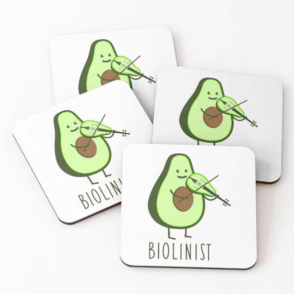 Item preview, Organic avocado with violin designed and sold by spontania.