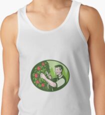 Horticulturist Farmer Pruning Fruit Men's Tank Top