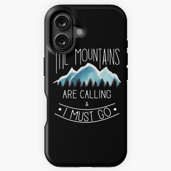 Vista previa del artículo con la obra «Las montañas están llamando y debo irme», diseñado y vendido por gogo-jr.