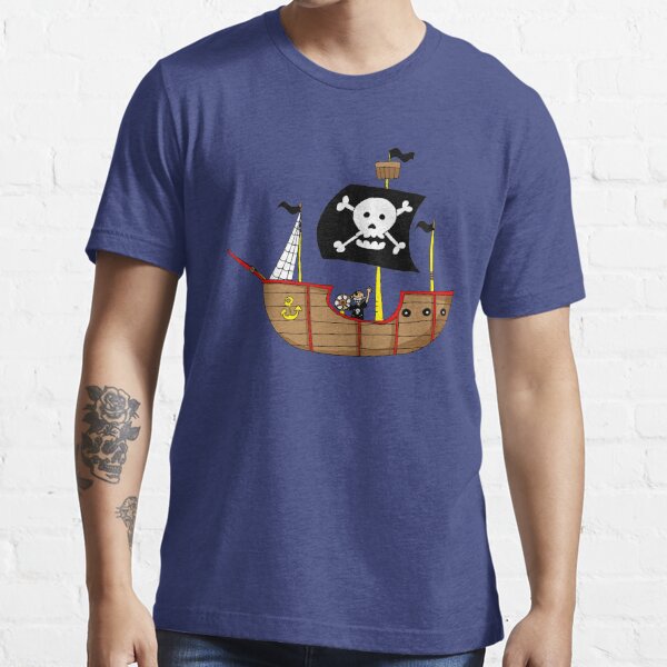 Ahoy Matey Pirate Ship T Shirt By Cutecartoon Redbubble 7728