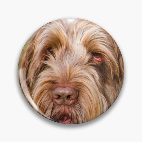 Artikelvorschau, Weicher und flauschiger Spinone entworfen und verkauft von FOLK ART FUSION.