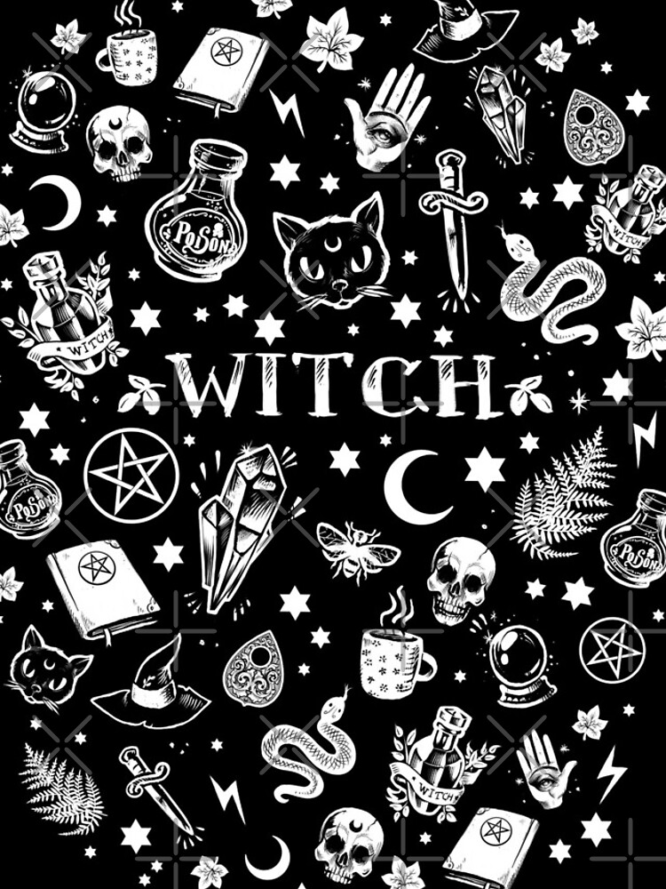 WITCH PATTERN 2 by medusadollmaker