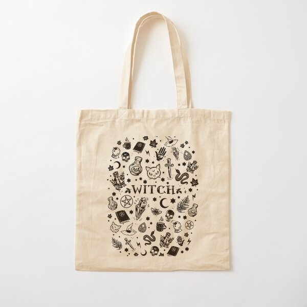 WITCH PATTERN 2 Cotton Tote Bag