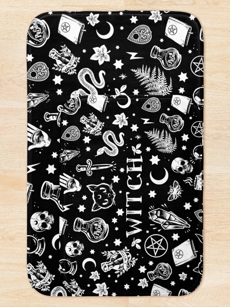 Alternate view of WITCH PATTERN 2 Bath Mat