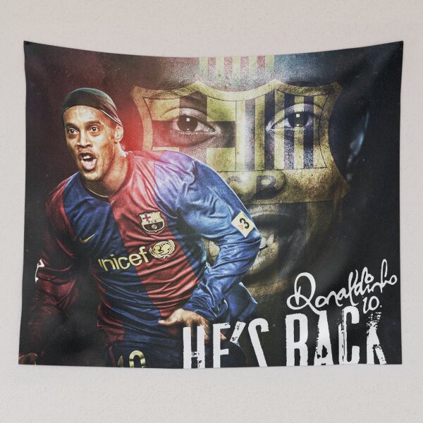 Item preview, Wallpaper Ronaldinho Art designed and sold by komaruuloro.