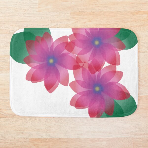 flower Bath Mat