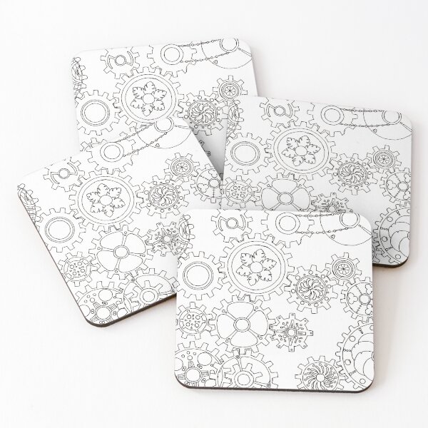 Item preview, Cogs #3 (Outline) designed and sold by HolyOther.