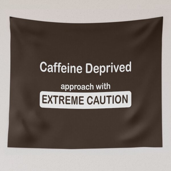 Item preview, funny coffee addicts design ~ extreme caution designed and sold by headpossum.