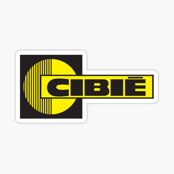 Classic 1962 CIBIE lights race & rally logo Sticker