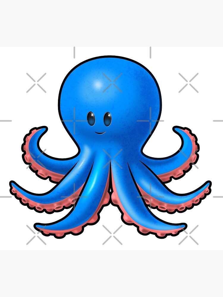 squishable blue octopus
