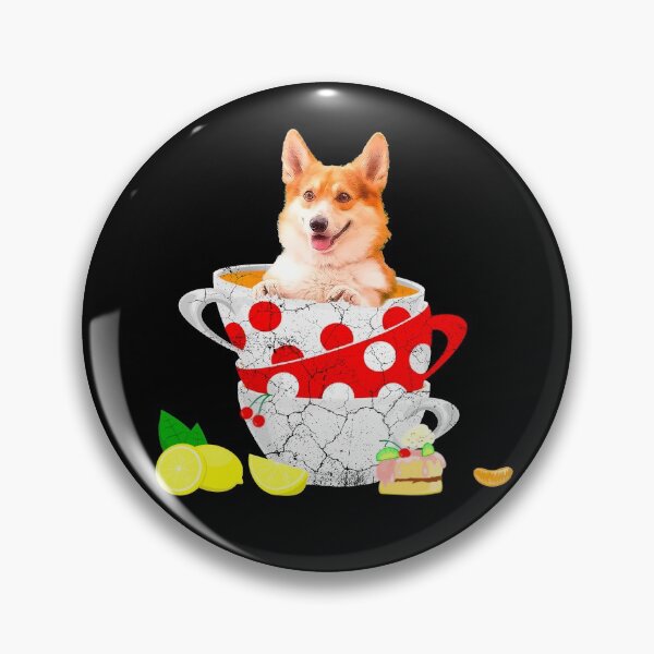 Item preview, Corgi Dog Lover Funny Mad Hatters Tea Party Food Gift designed and sold by r-silver.
