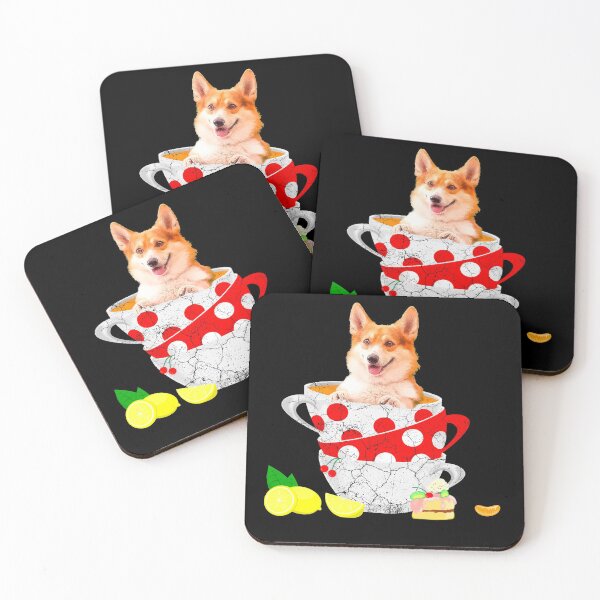 Item preview, Corgi Dog Lover Funny Mad Hatters Tea Party Food Gift designed and sold by r-silver.