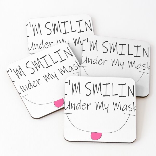 Item preview, Funny I'm Smiling Under My Mask Social Distancing  designed and sold by ilias13.