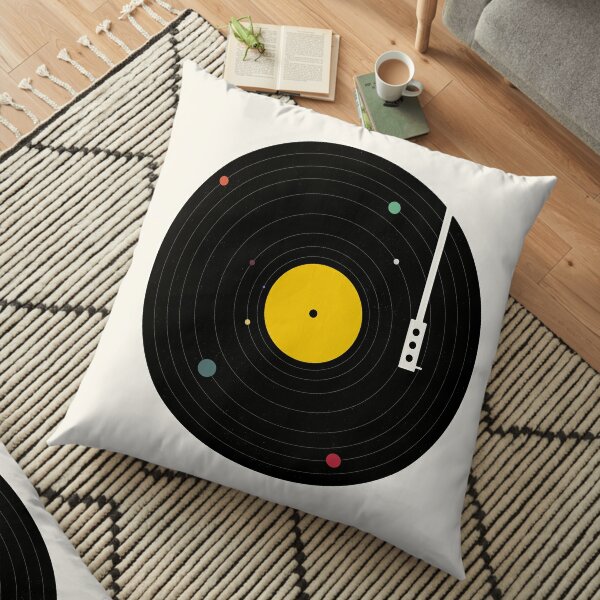 Music Everywhere Floor Pillow