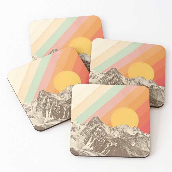 Mountainscape #1 Coasters (Set of 4)