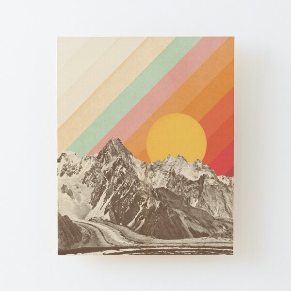 Mountainscape #1 Wood Mounted Print