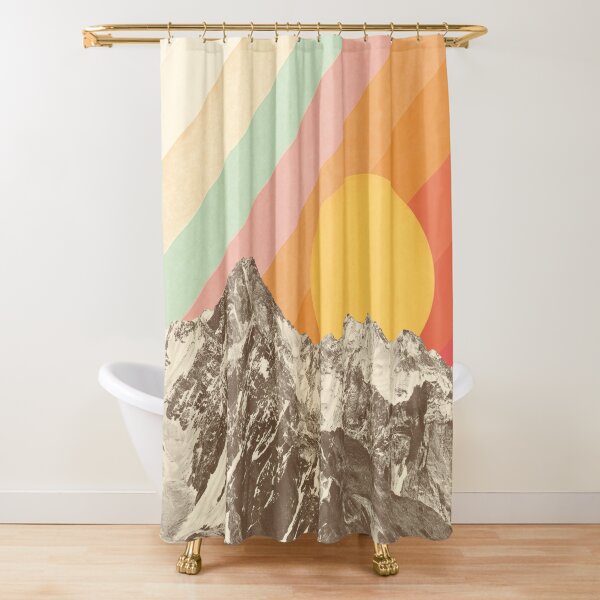 Discover Mountainscape #1 Shower Curtain
