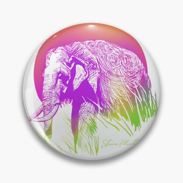 Item preview, Pink Elephant at Sunset designed and sold by steveelliott.