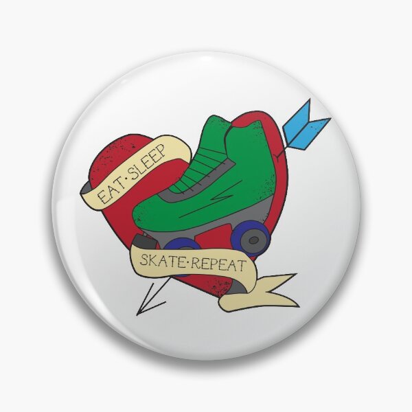 Item preview, Eat Sleep Skate Repeat designed and sold by teaandcraft.