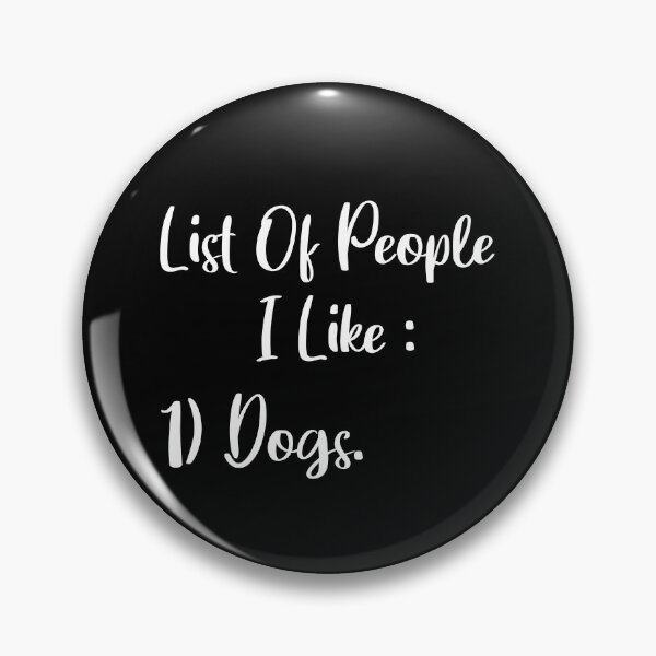 Item preview, List Of People I Like Dogs designed and sold by SoufStore.
