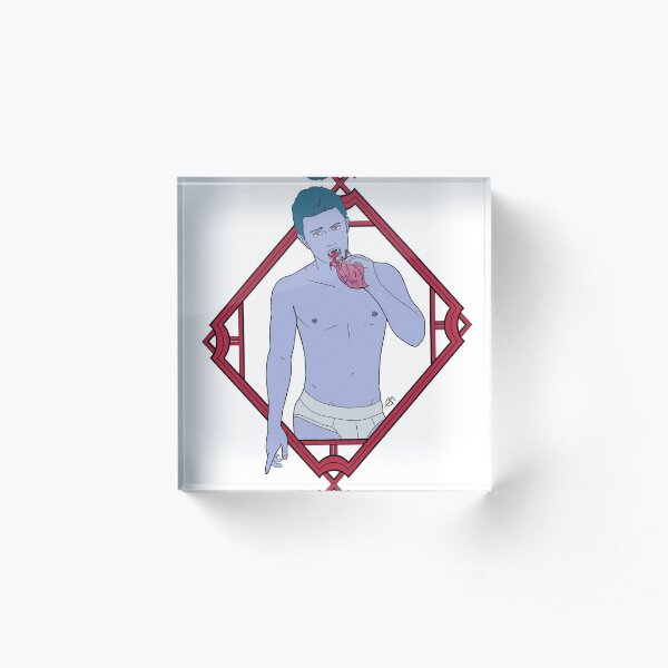 vampire heart Acrylic Block