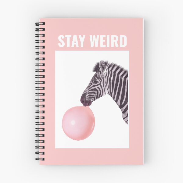Item preview, Stay Weird Zebra with Chewing Gum designed and sold by AlessiaJD.