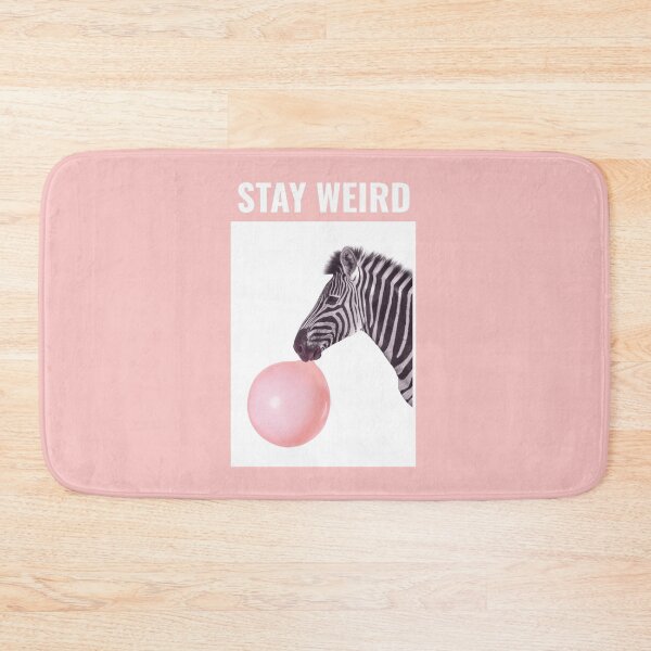 Item preview, Stay Weird Zebra with Chewing Gum designed and sold by AlessiaJD.