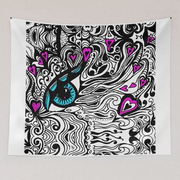 Item preview, I have Got My Eye on You Miniature Tangle 14 Var 2   designed and sold by Heatherian.