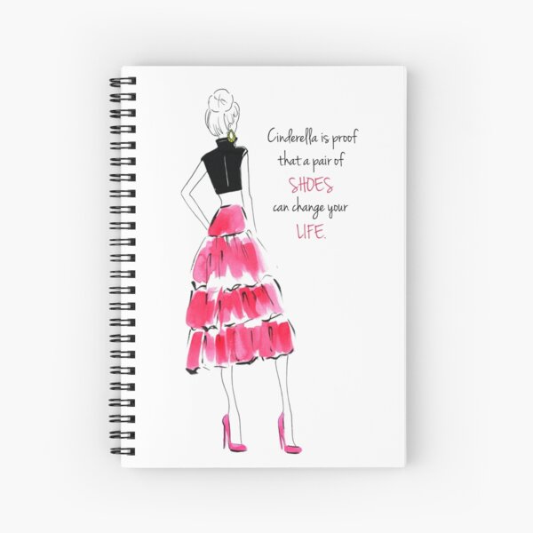 Cinderella Quote Spiral Notebook
