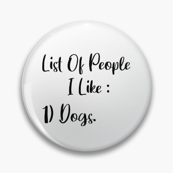 Item preview, List Of People I Like Dogs designed and sold by SoufStore.