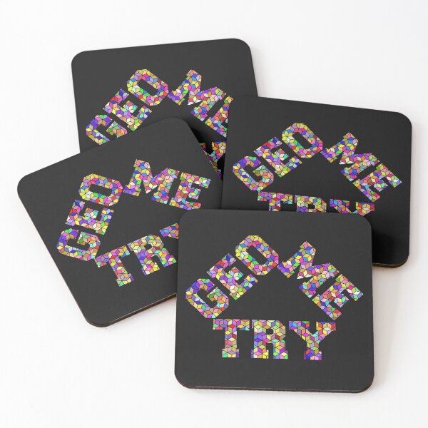 Item preview, Funny Colorful Geometry as Geo-Me-Try  designed and sold by simpleones.