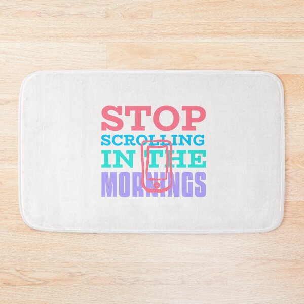 Item preview, stop scrolling in the morning digital detox  designed and sold by cathelkav.