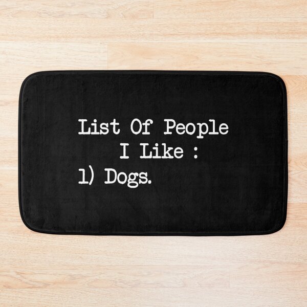 Item preview, List Of People I Like Dogs designed and sold by SoufStore.