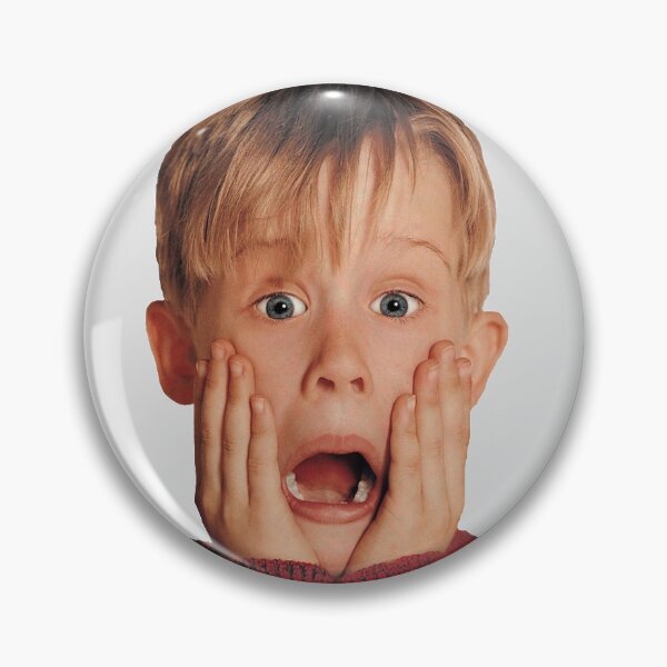 Kevin McCallister Shocked Face (Mask, Accessories etc.) Pin