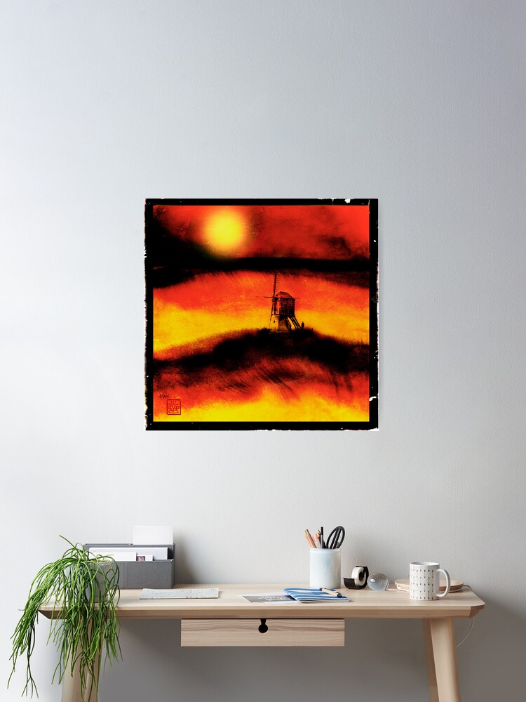 Thumbnail 1 of 3, Poster, The Lost Windmill designed and sold by Ron C. Moss.