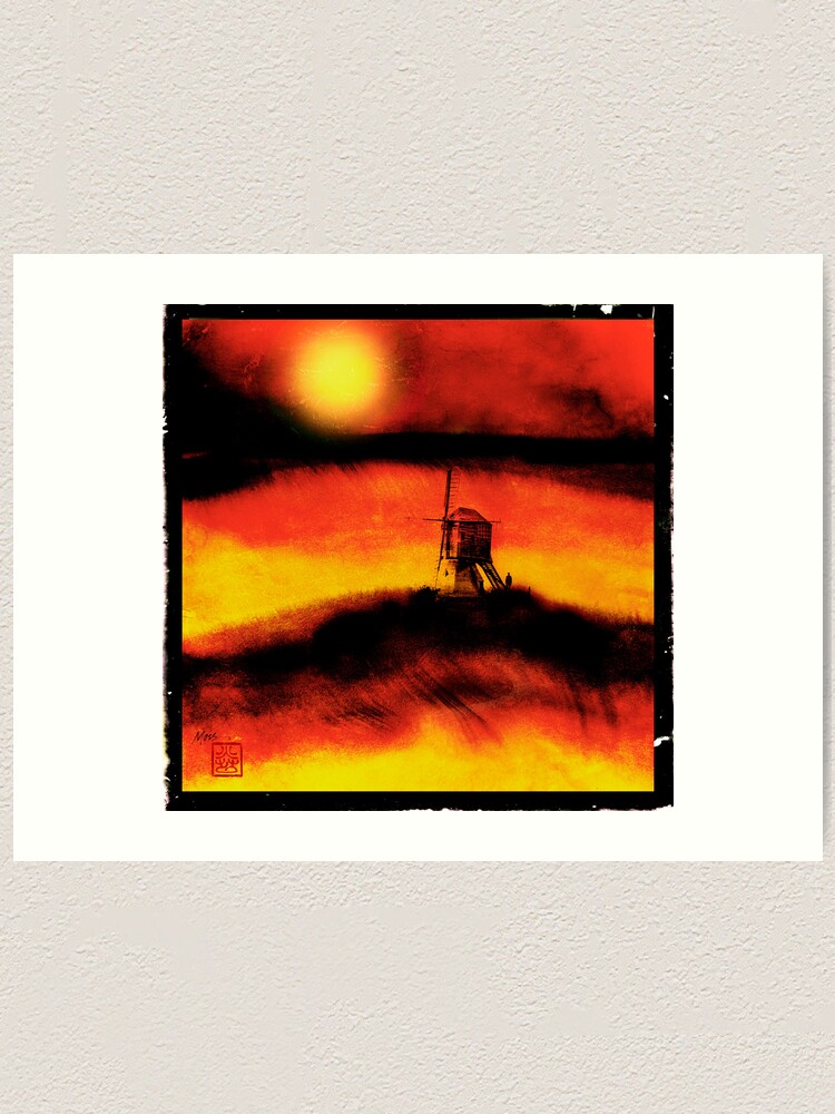Alternate view of The Lost Windmill Art Print