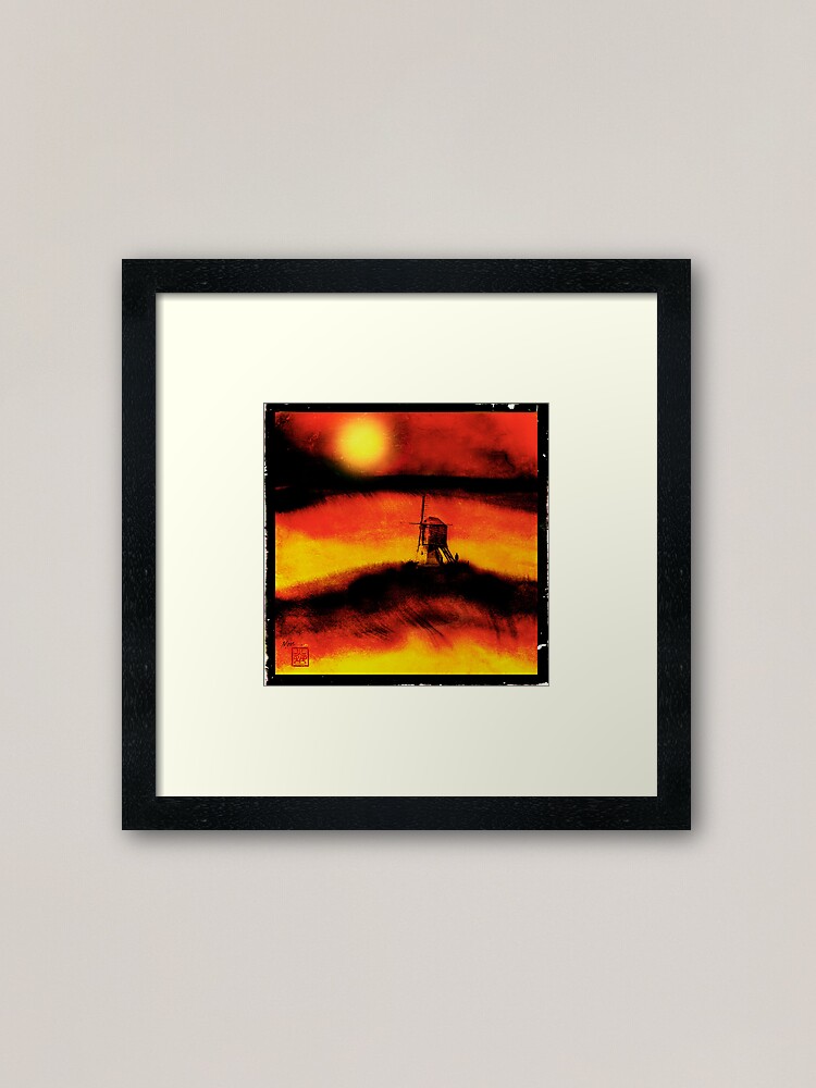 Alternate view of The Lost Windmill Framed Art Print