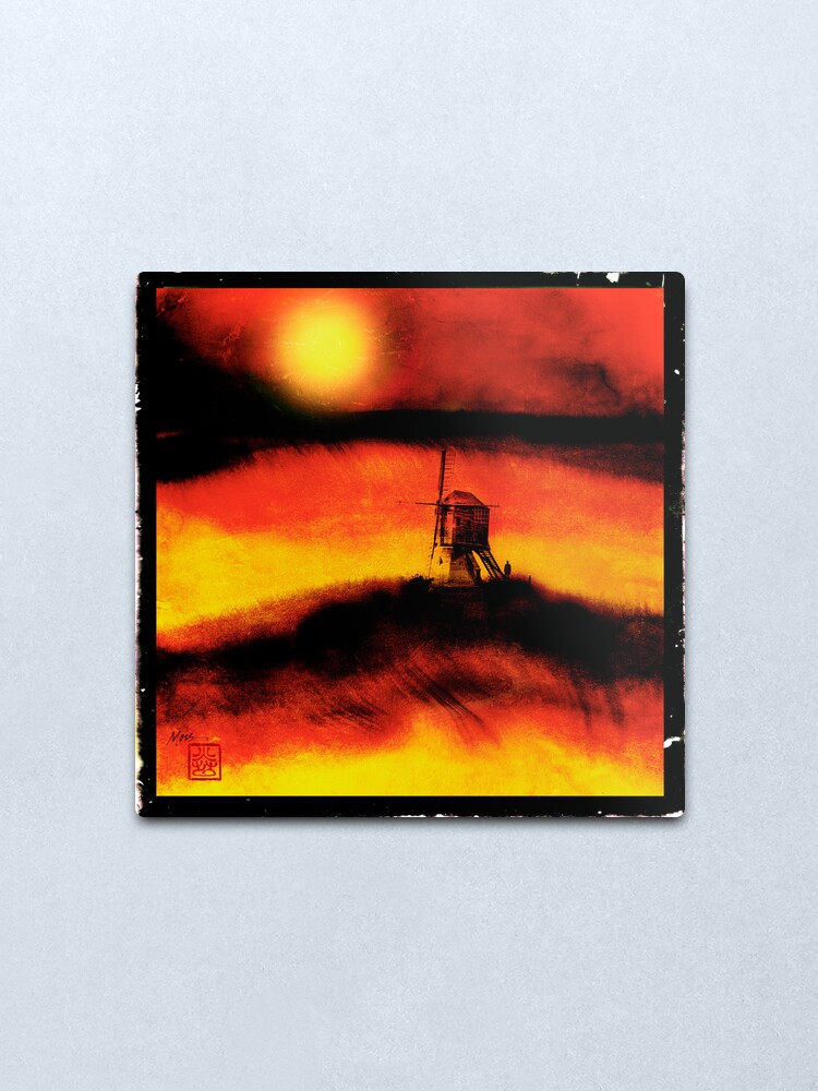 Alternate view of The Lost Windmill Metal Print