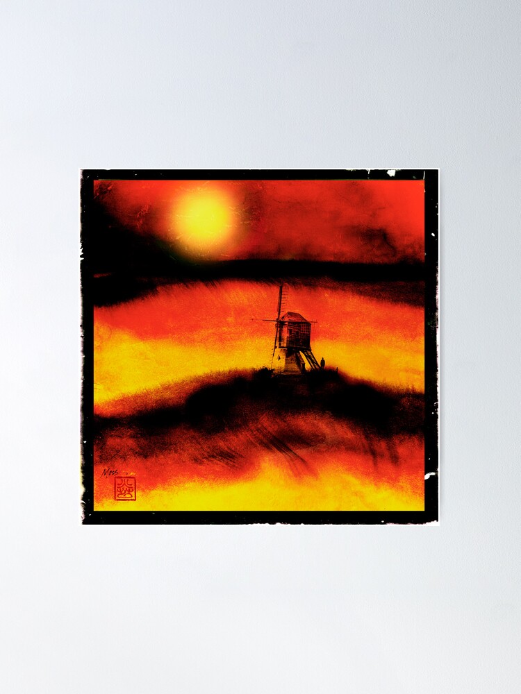 Thumbnail 2 of 3, Poster, The Lost Windmill designed and sold by Ron C. Moss.